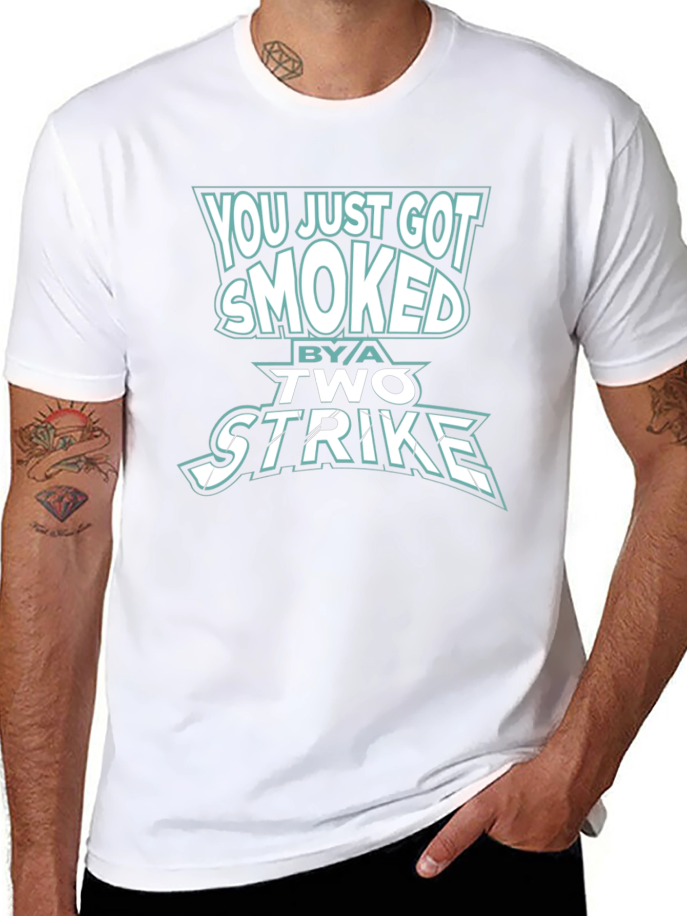 Smoked By A Two Strike Graphic Tee