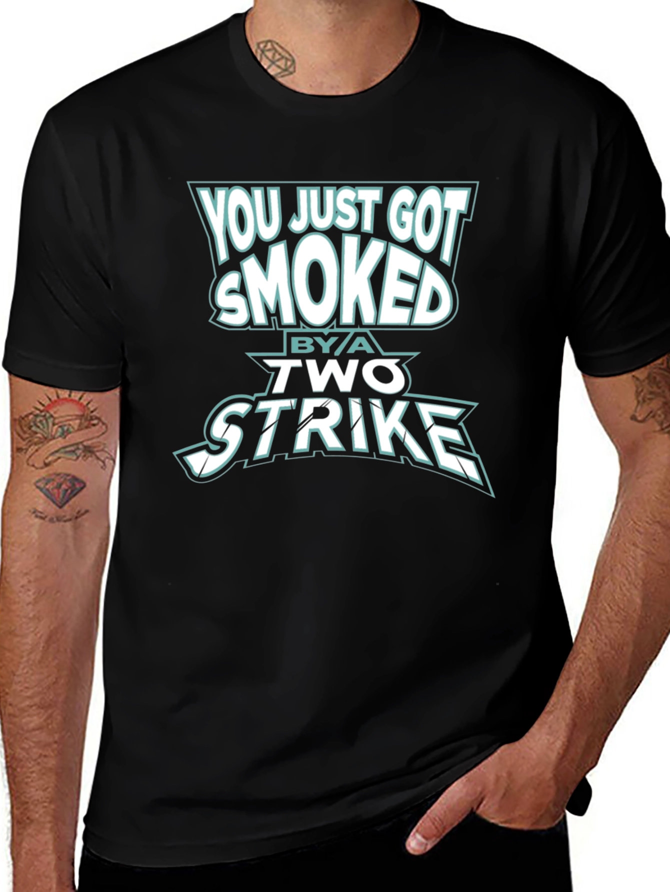 Smoked By A Two Strike Graphic Tee
