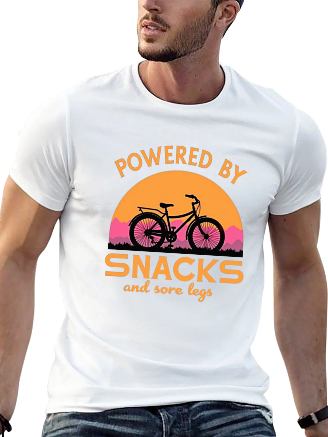 Powered by Snacks T-Shirt - Cycling Tee