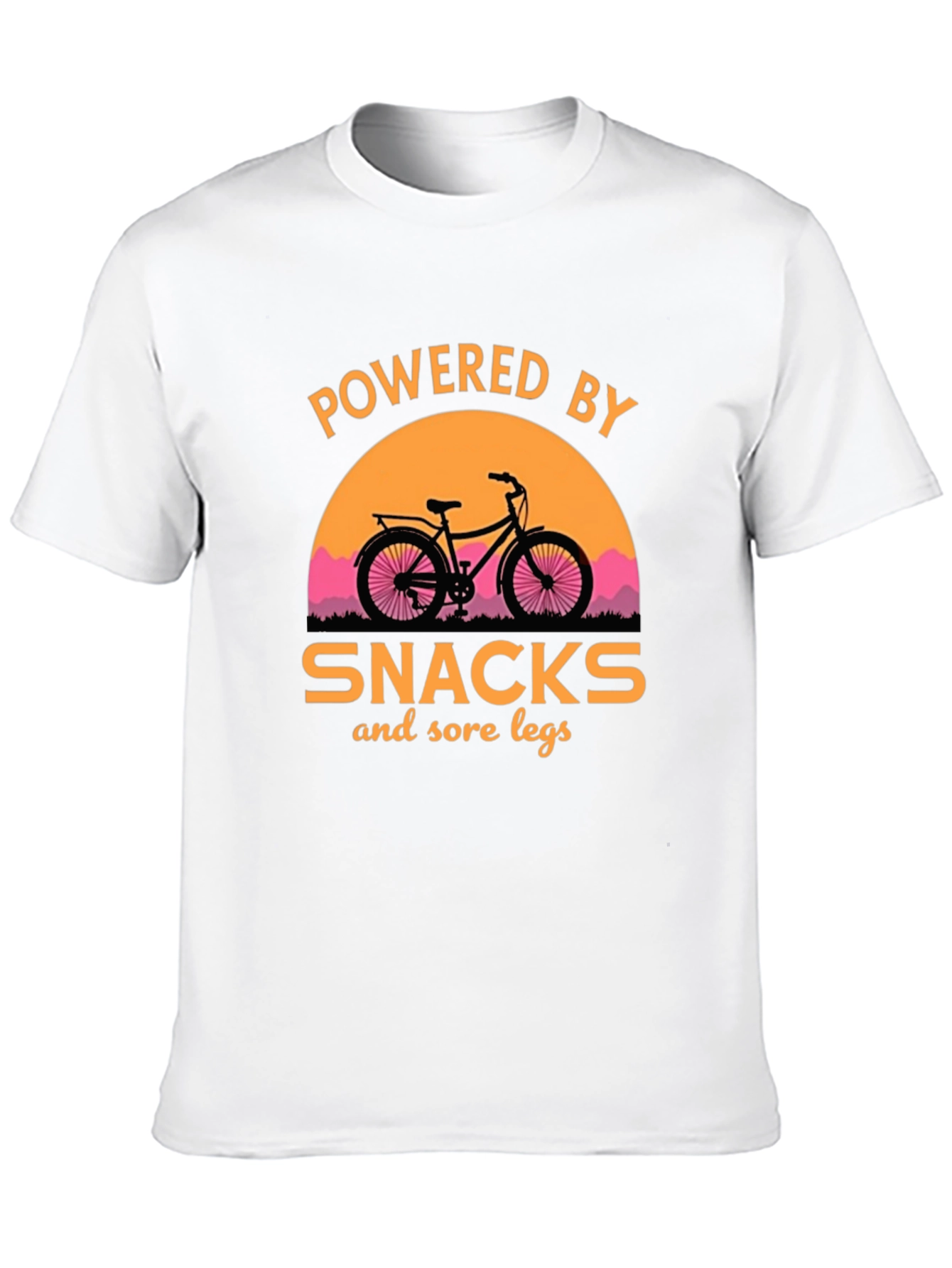 Powered by Snacks T-Shirt - Cycling Tee