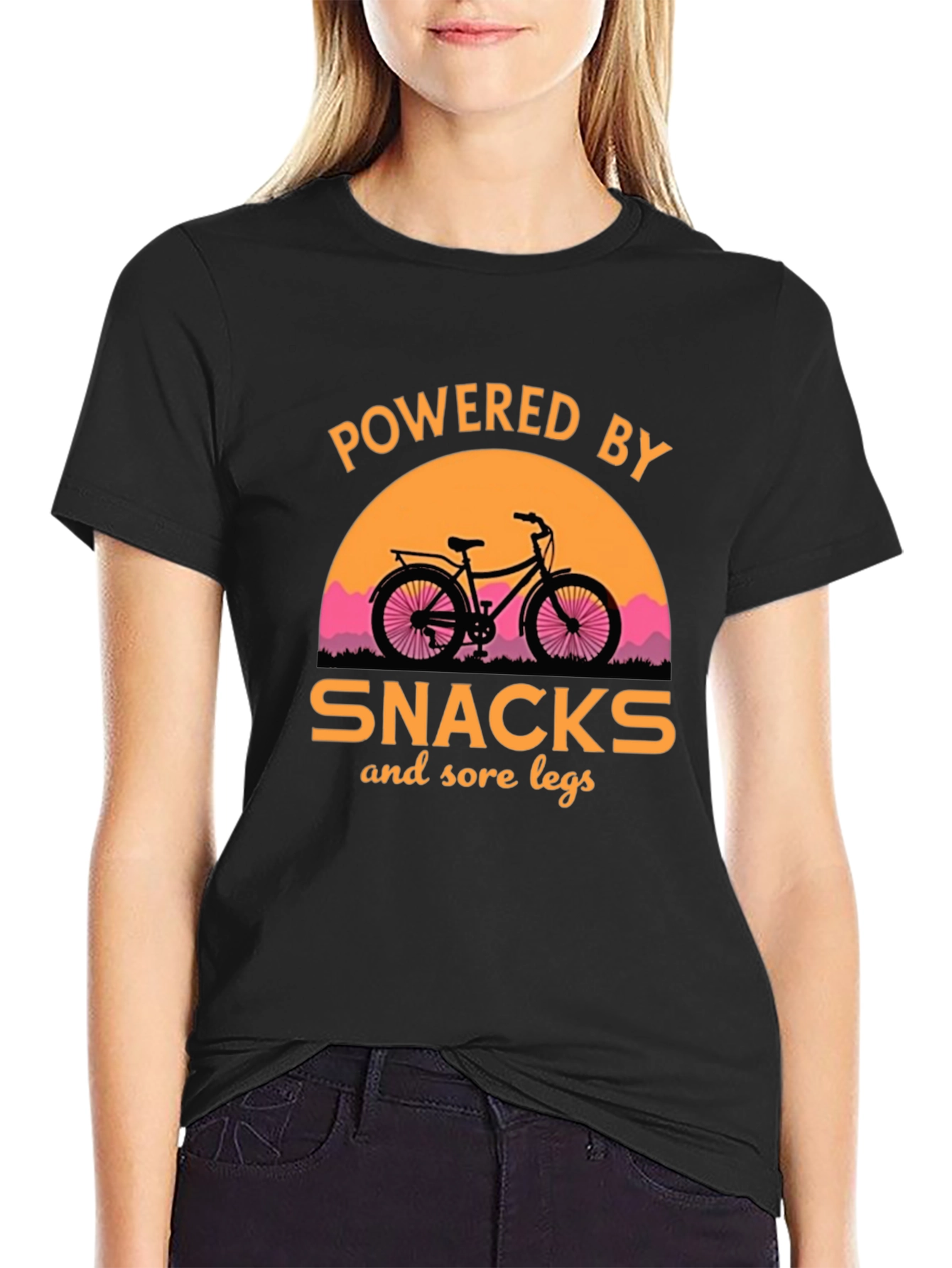 Powered by Snacks T-Shirt - Cycling Tee