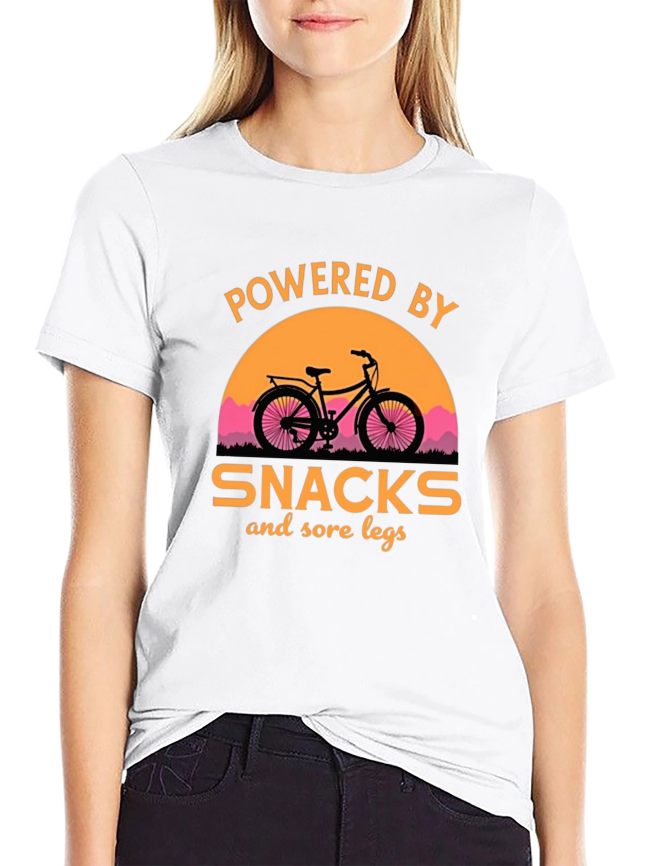 Powered by Snacks T-Shirt - Cycling Tee