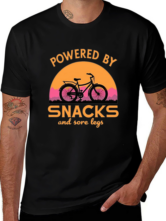Powered by Snacks T-Shirt - Cycling Tee