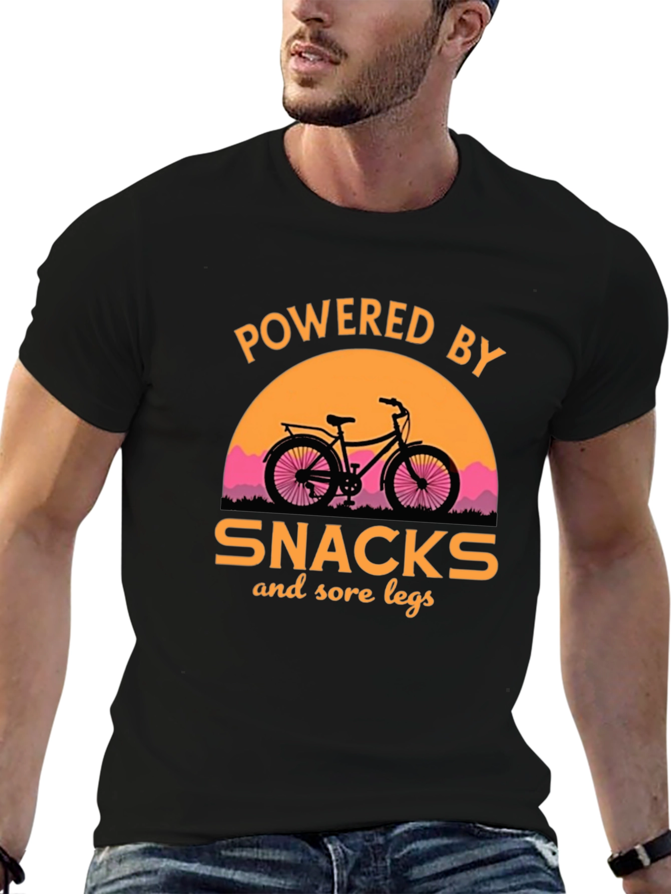 Powered by Snacks T-Shirt - Cycling Tee