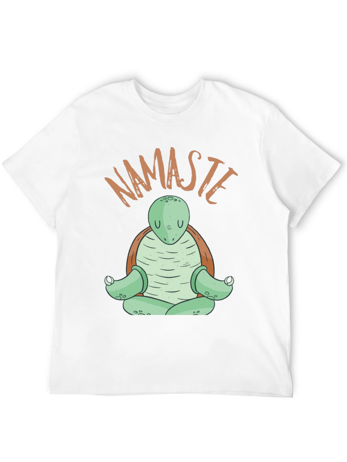 Namaste Turtle T-Shirt - Relaxed Yoga Design