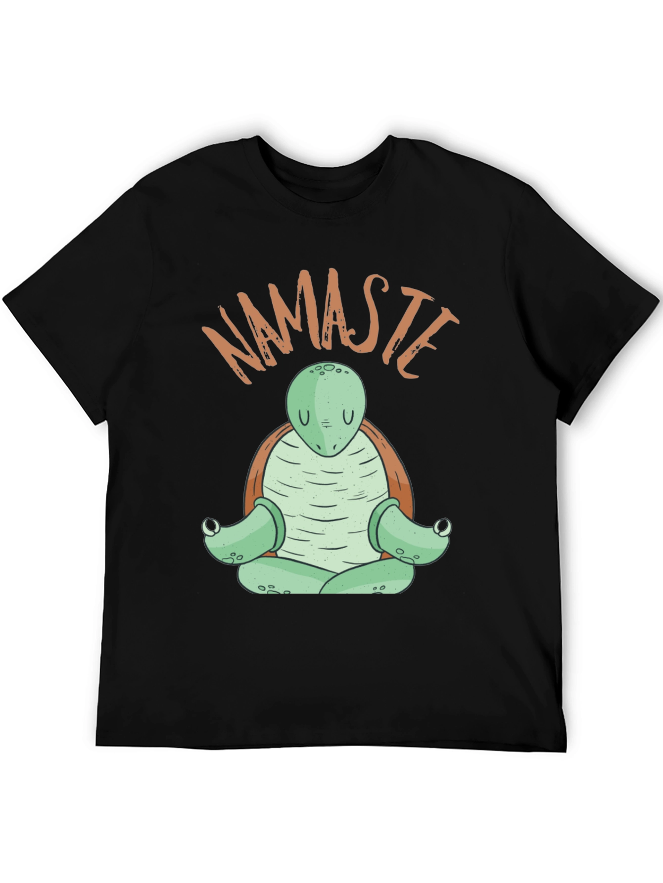 Namaste Turtle T-Shirt - Relaxed Yoga Design