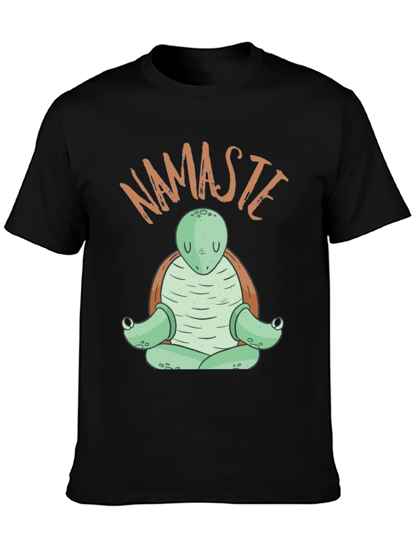 Namaste Turtle T-Shirt - Relaxed Yoga Design