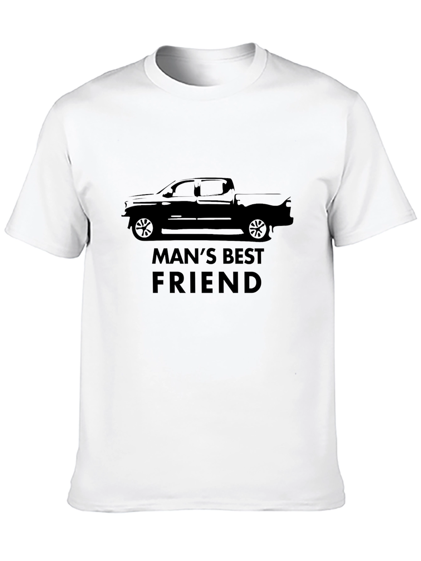 Mans Best Friend Truck Graphic Tee - Black