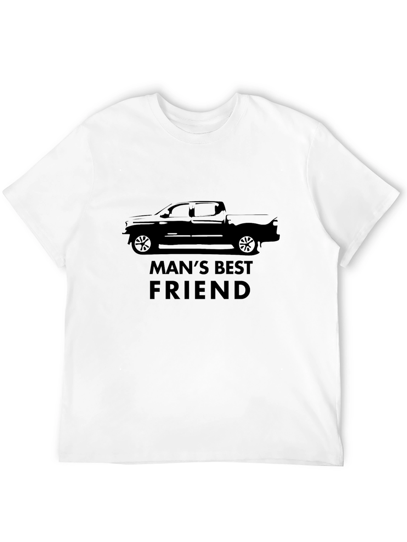 Mans Best Friend Truck Graphic Tee - Black