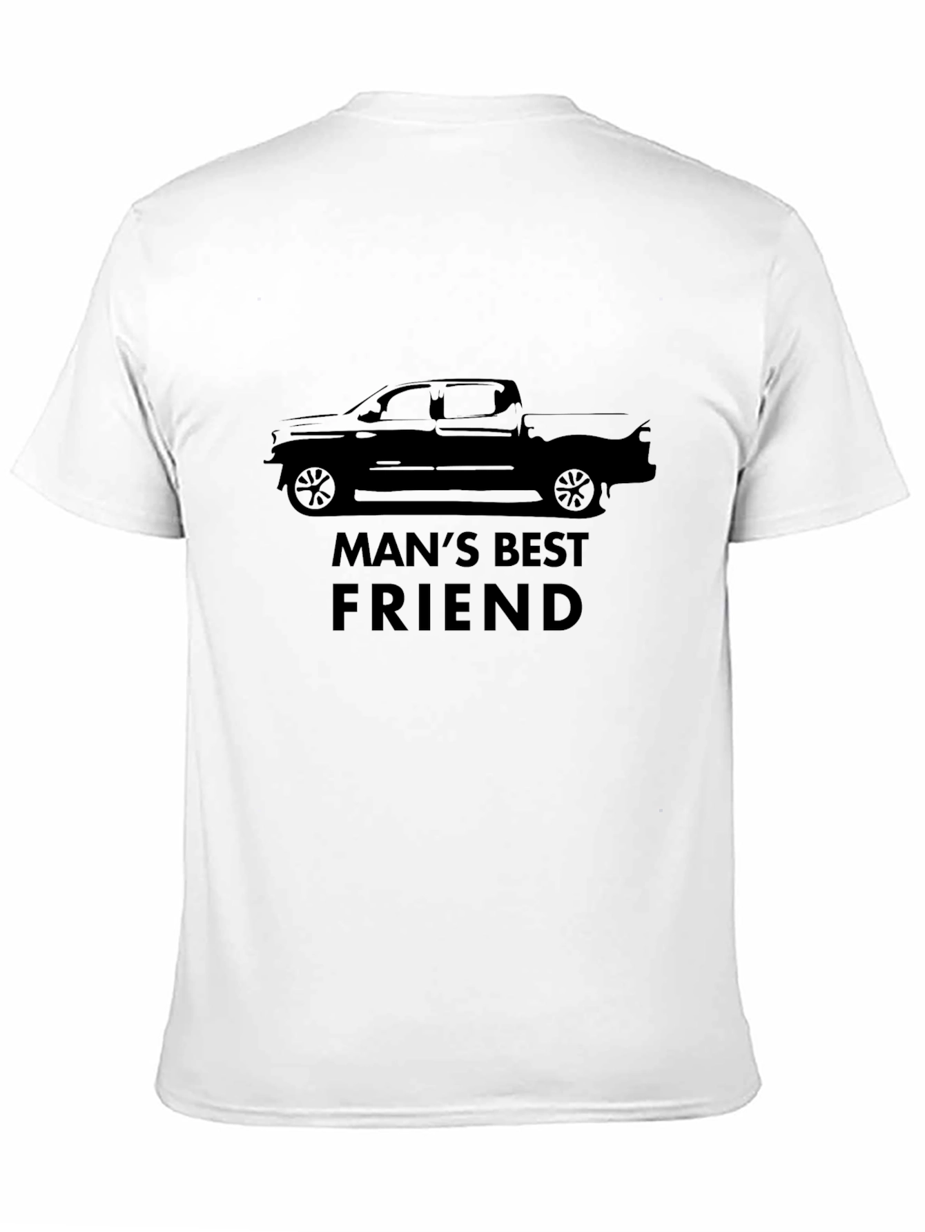 Mans Best Friend Truck Graphic Tee - Black