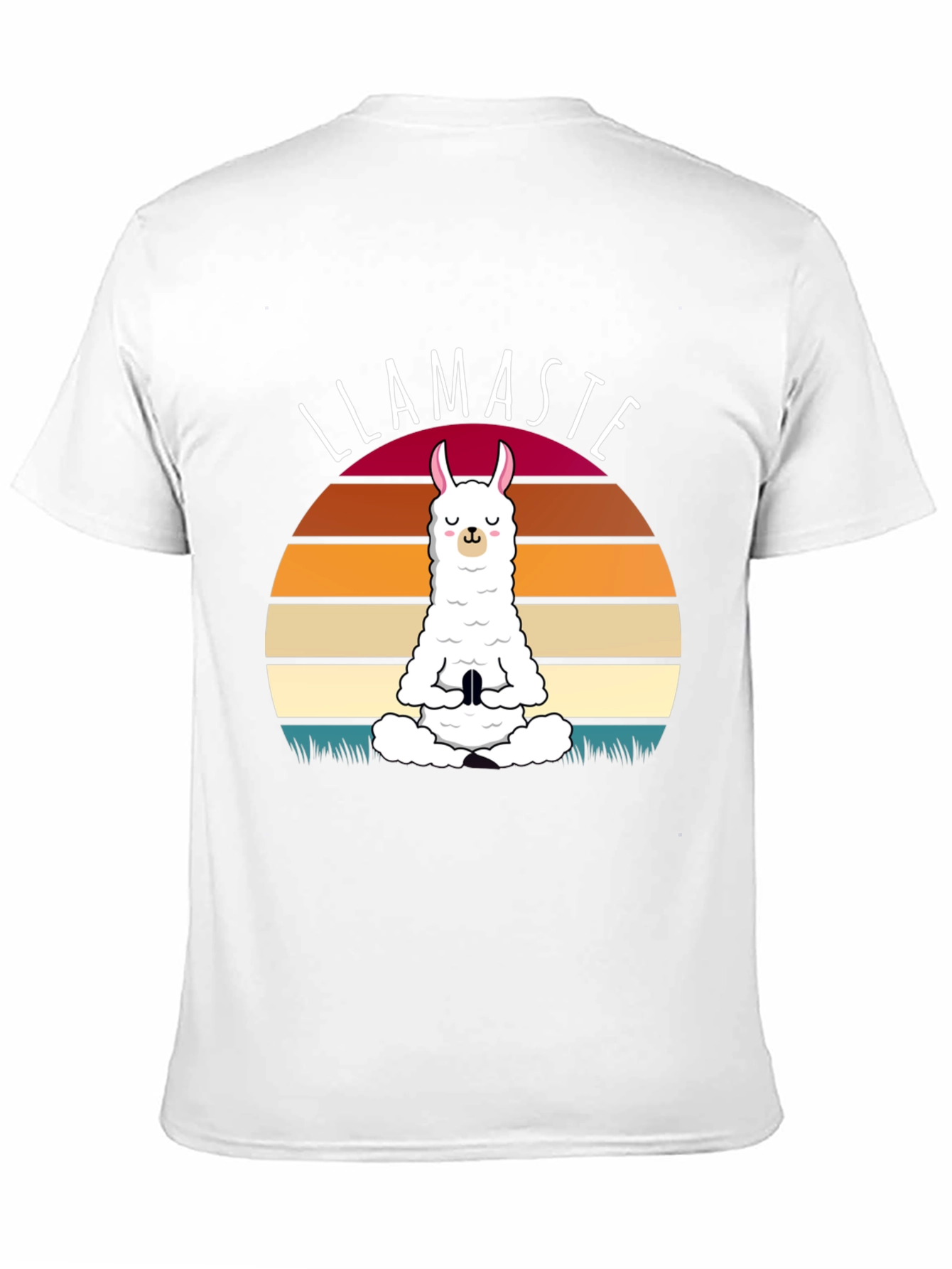 Llamaste Yoga T-Shirt - Meditating Llama Graphic Tee