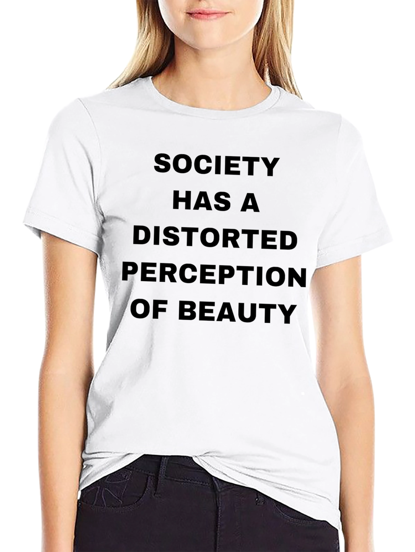 Distorted Perception T-Shirt - Black Graphic Tee