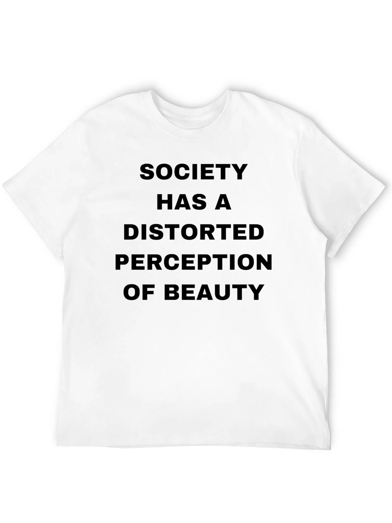 Distorted Perception T-Shirt - Black Graphic Tee