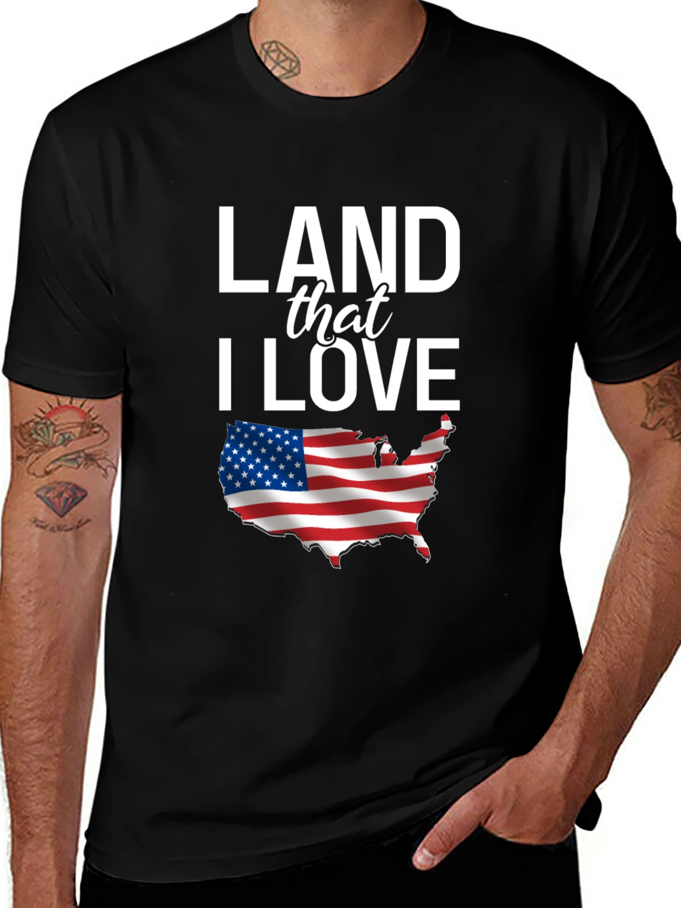 Land That I Love Patriotic USA T-Shirt