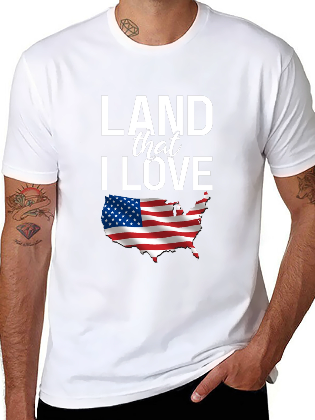 Land That I Love Patriotic USA T-Shirt