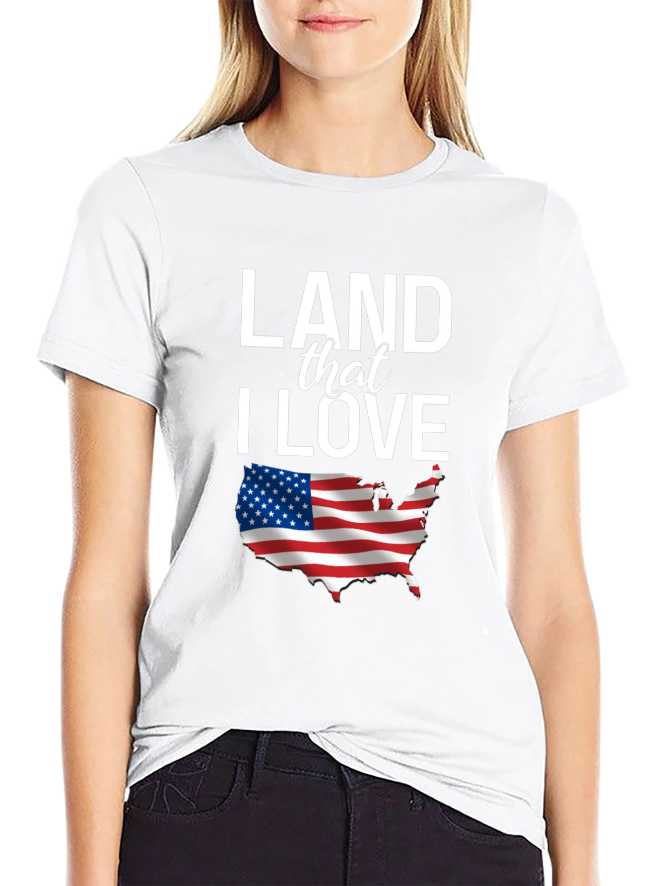 Land That I Love Patriotic USA T-Shirt