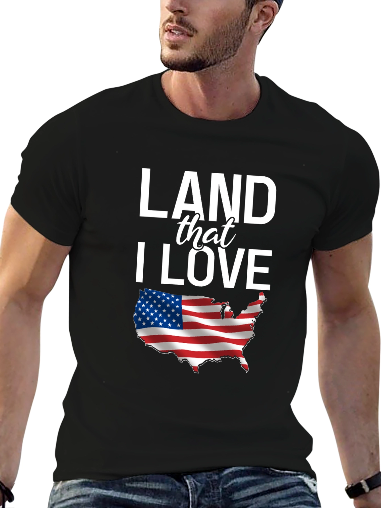 Land That I Love Patriotic USA T-Shirt