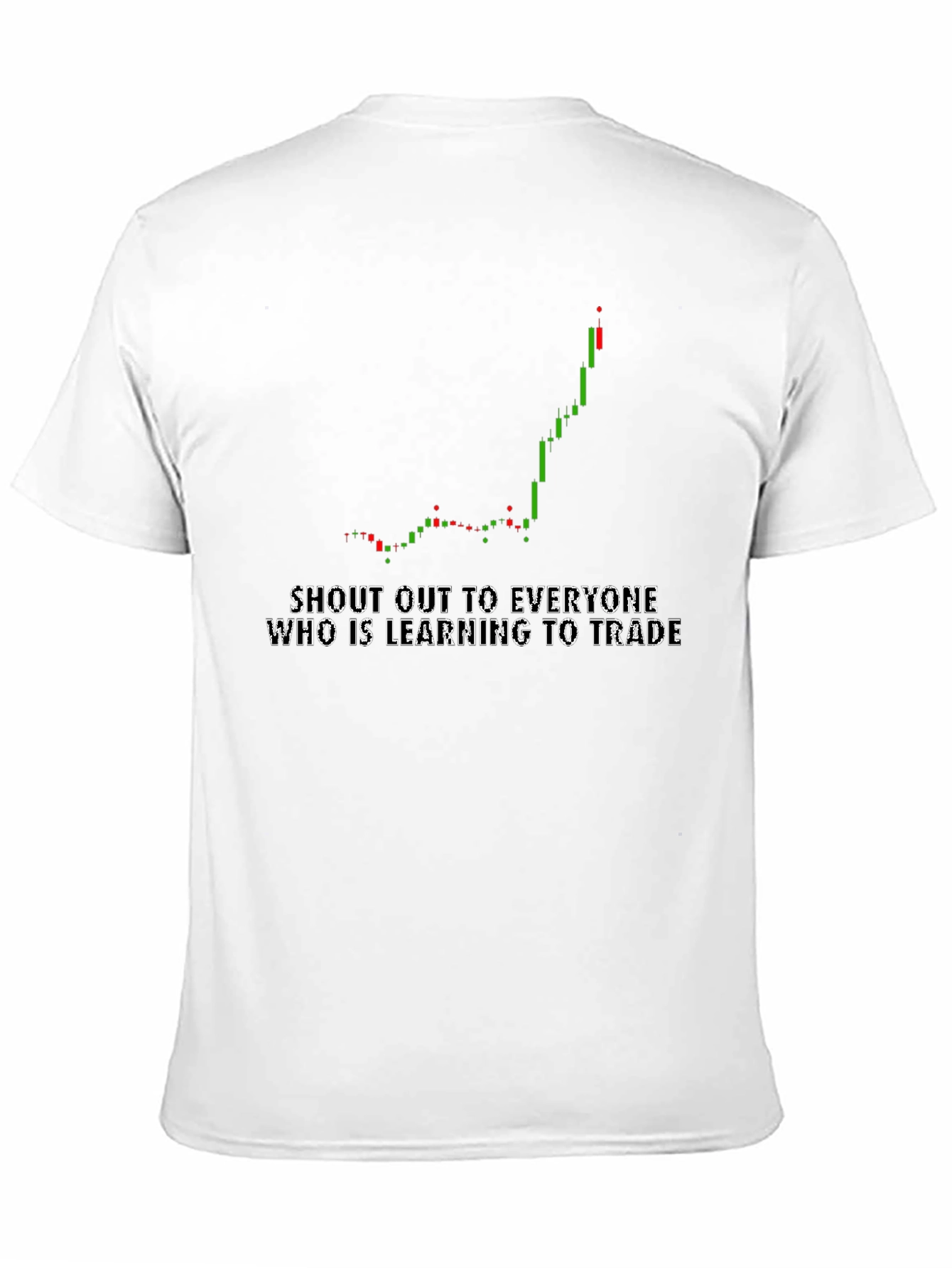 Learn to Trade Black Graphic Tee