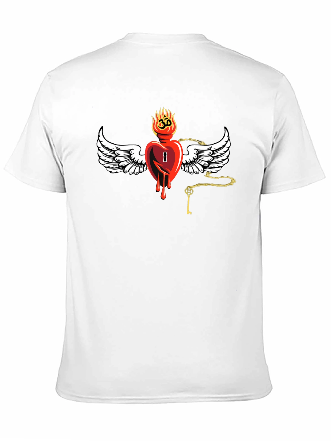 Heart with Wings Graphic Print T-Shirt
