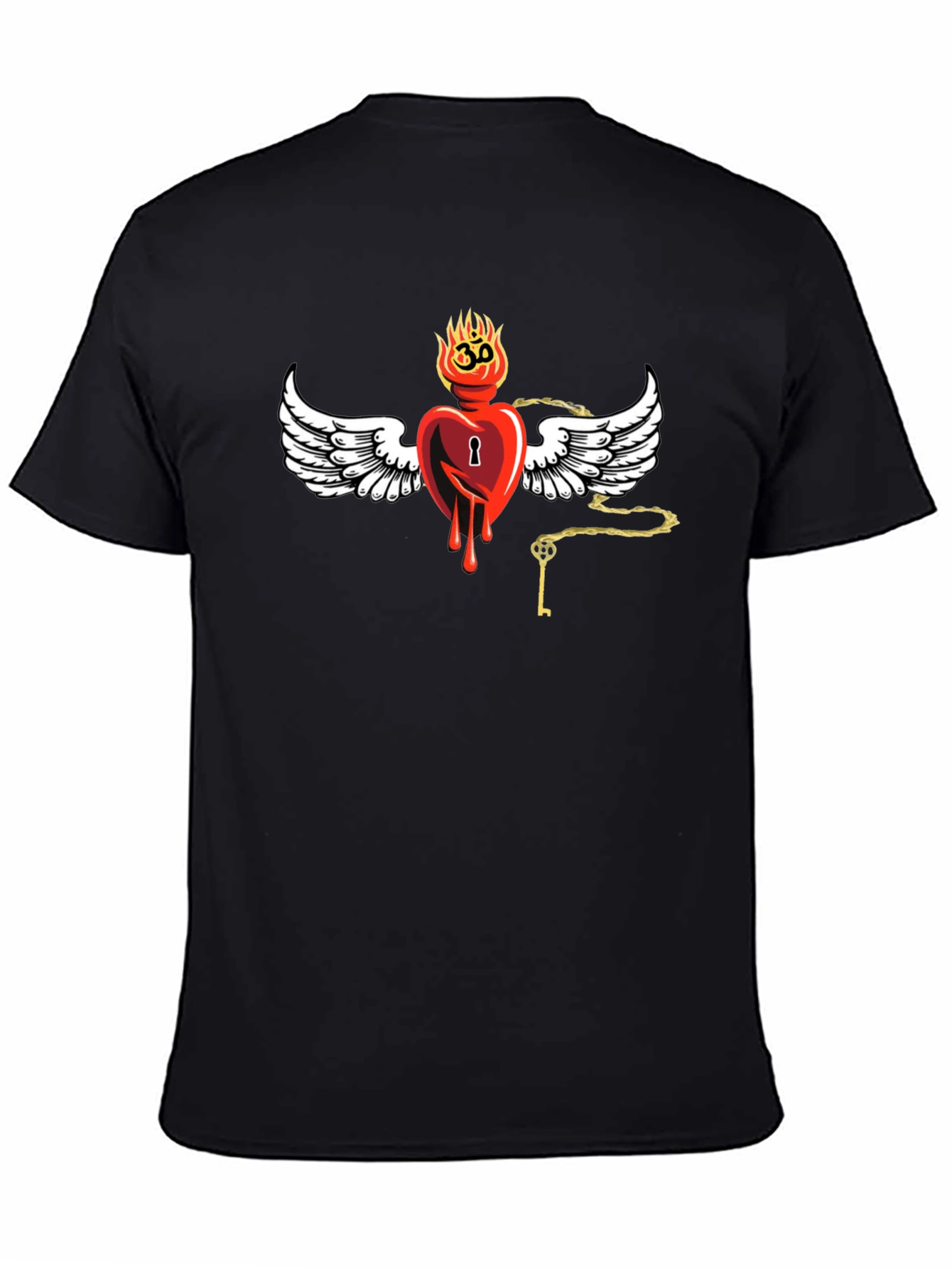 Heart with Wings Graphic Print T-Shirt