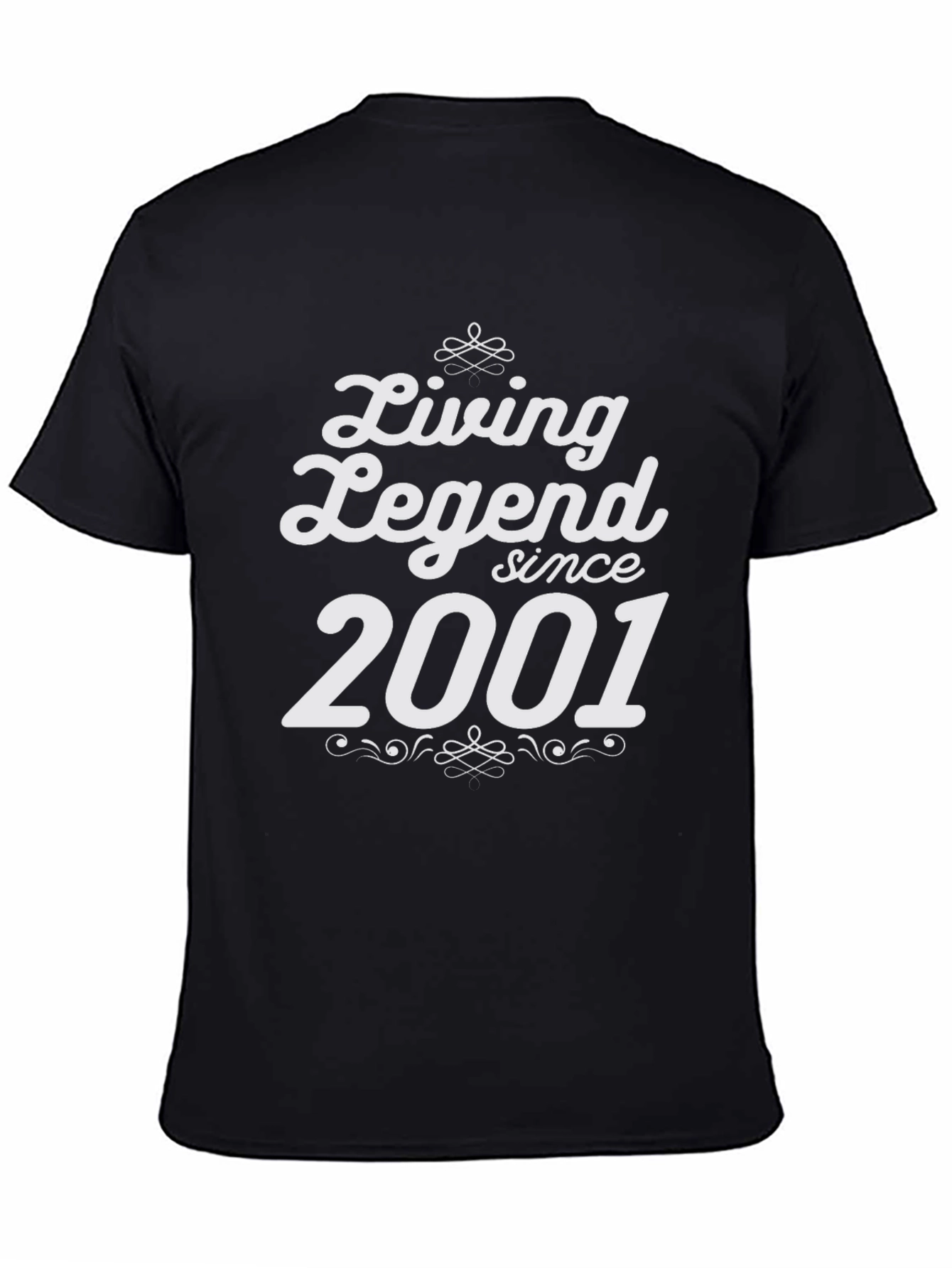 Living Legend Since 2001 Black Graphic T-Shirt
