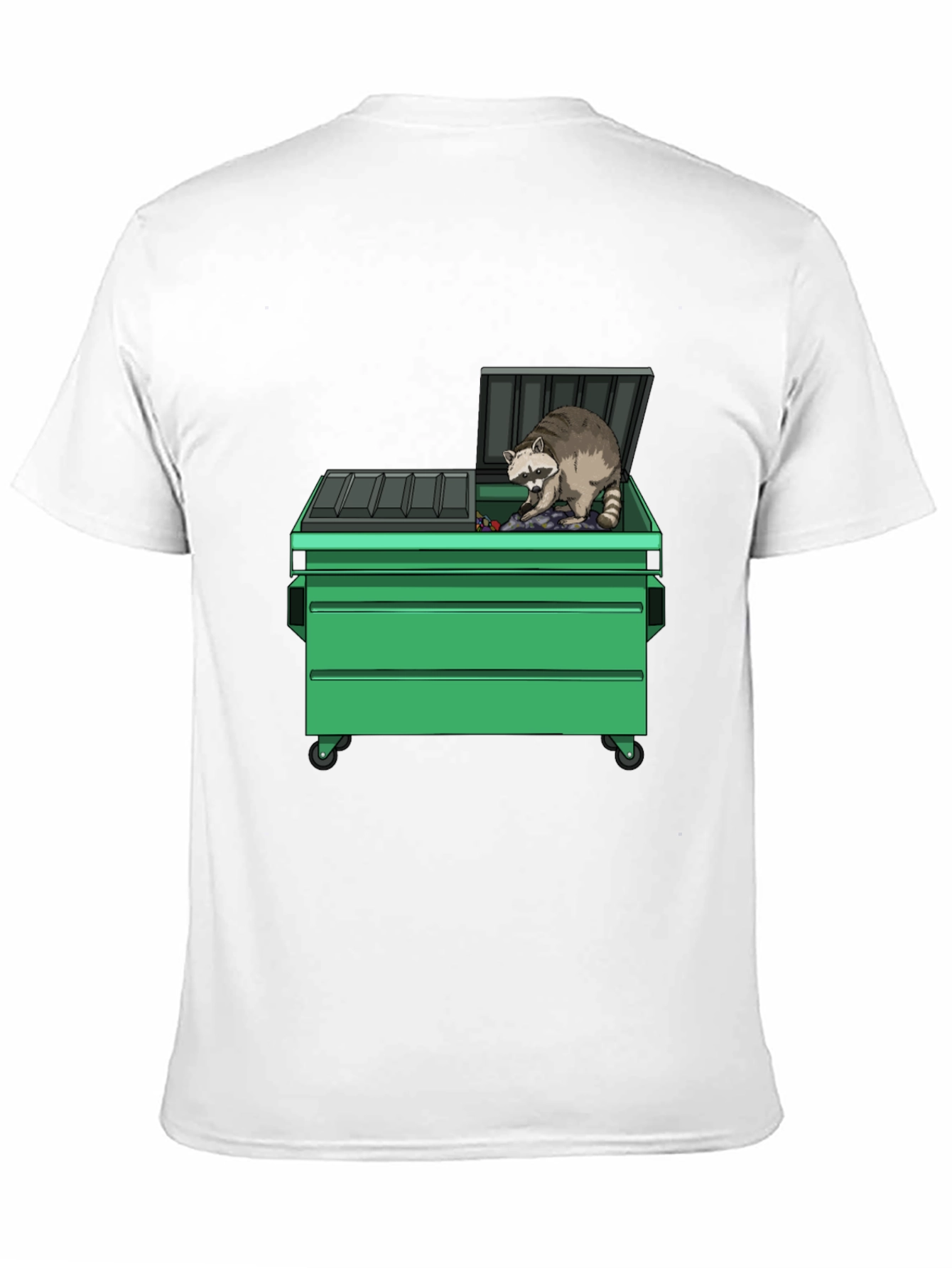 Raccoon Dumpster T-Shirt - Funny Graphic Tee