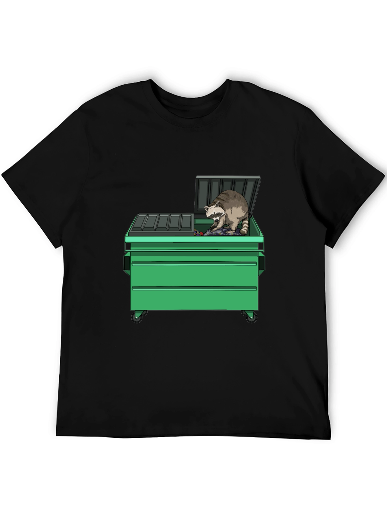 Raccoon Dumpster T-Shirt - Funny Graphic Tee