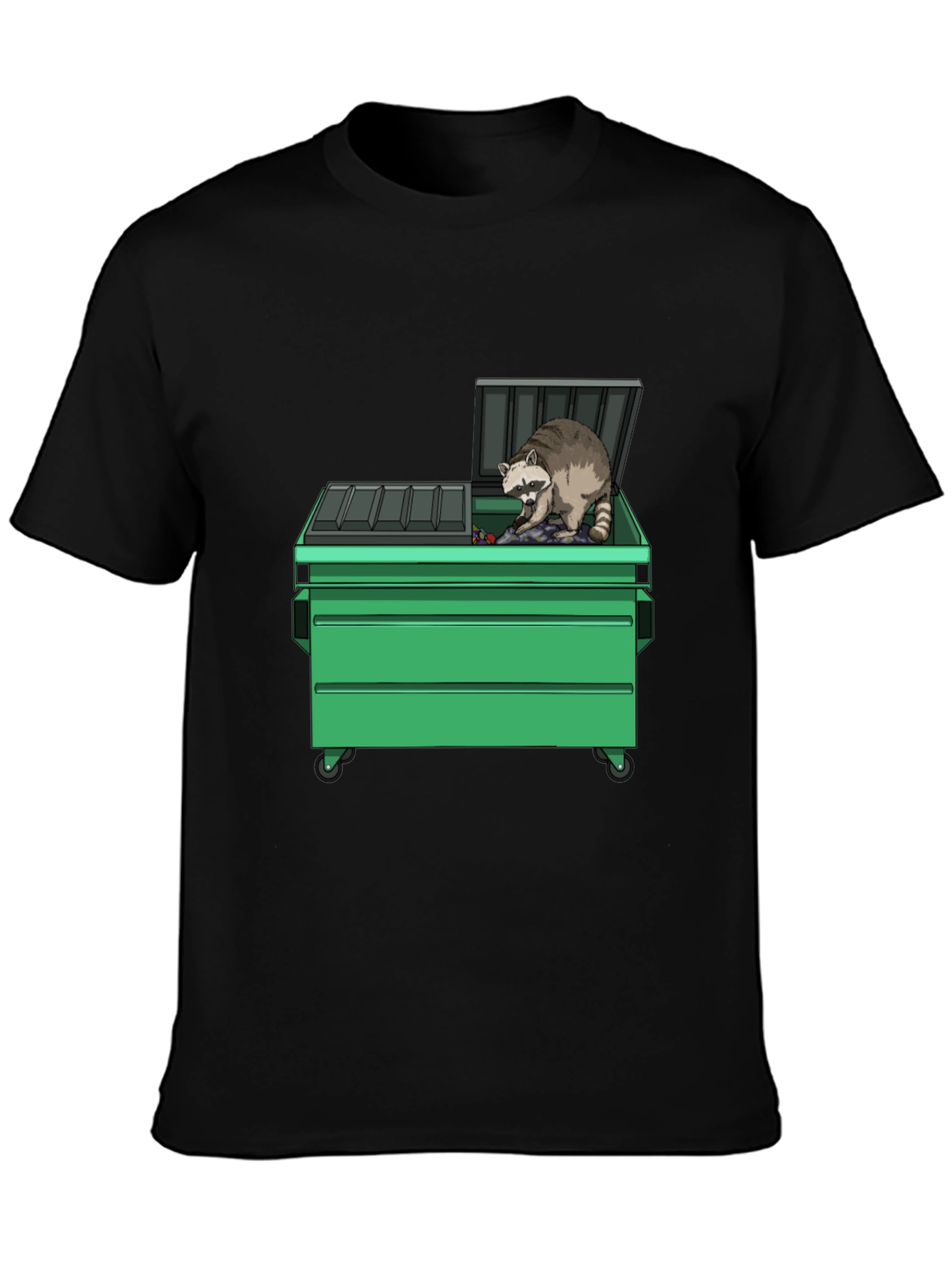 Raccoon Dumpster T-Shirt - Funny Graphic Tee