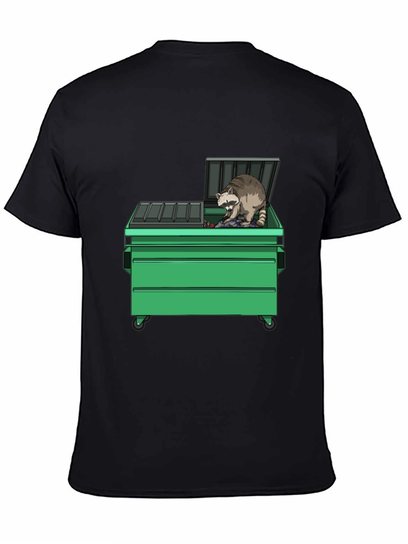 Raccoon Dumpster T-Shirt - Funny Graphic Tee