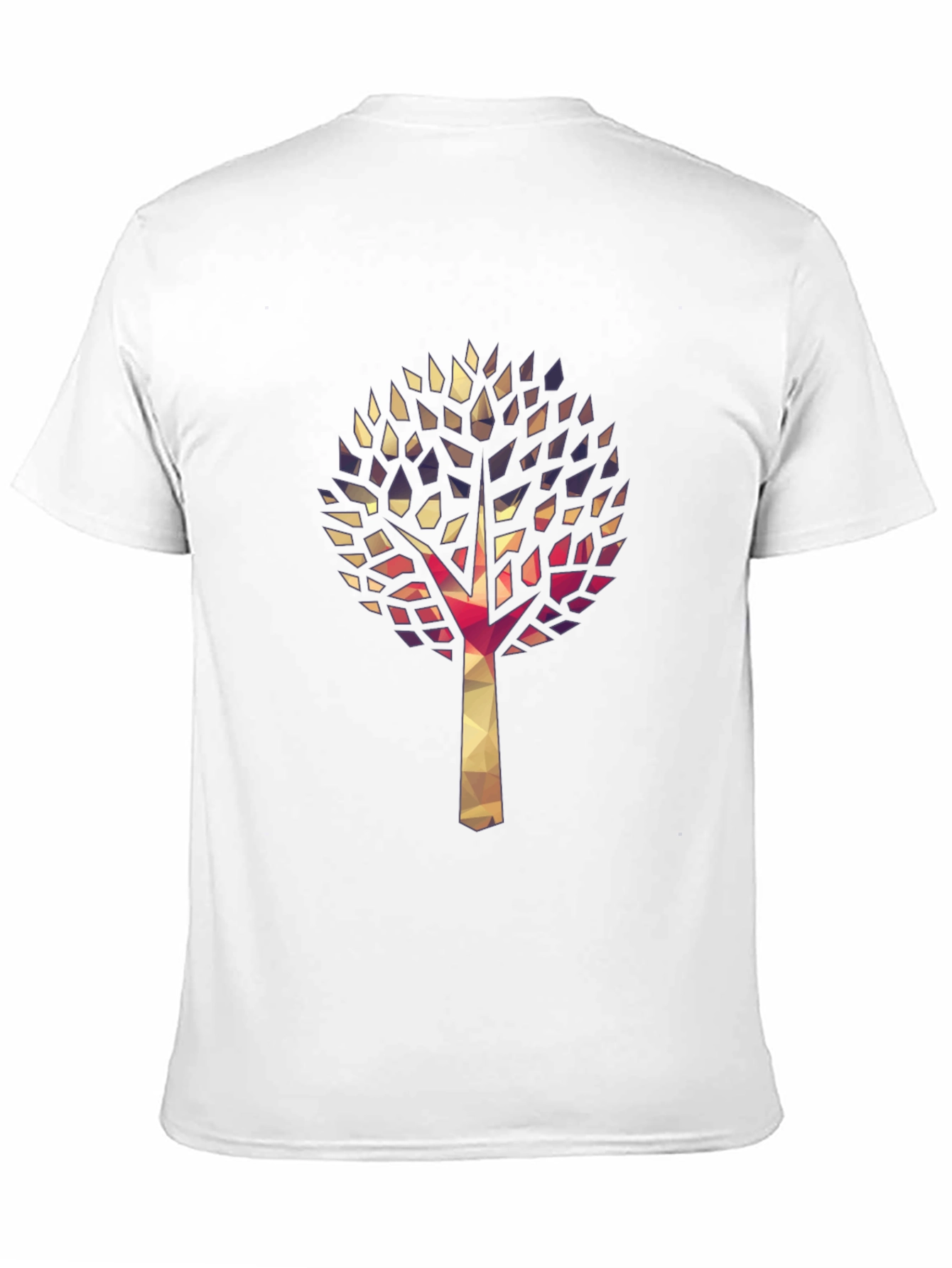 Geometric Tree Graphic Tee - Stylish & Unique