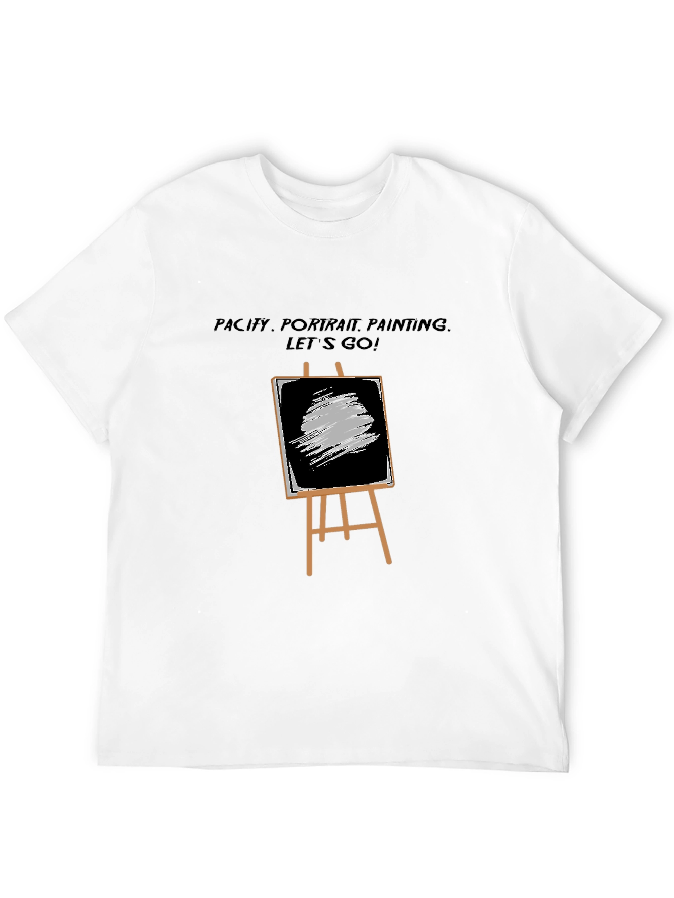 Painters Easel T-Shirt - Artistic Design