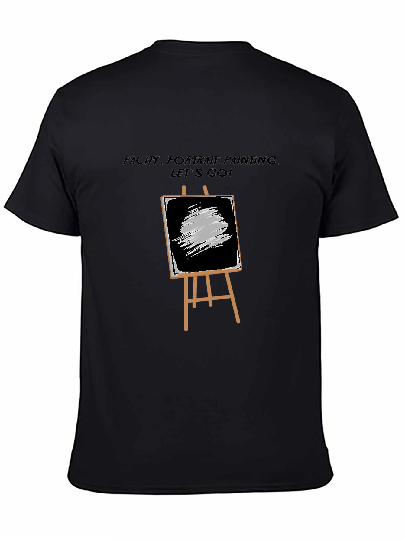 Painters Easel T-Shirt - Artistic Design