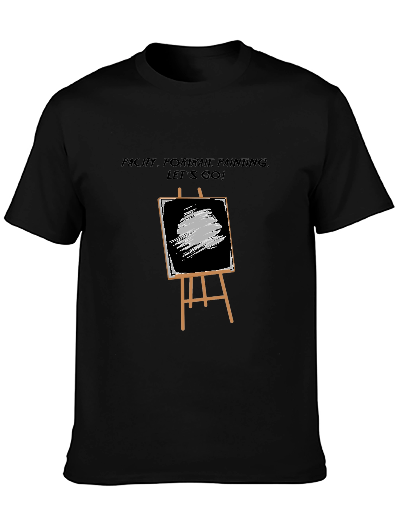 Painters Easel T-Shirt - Artistic Design