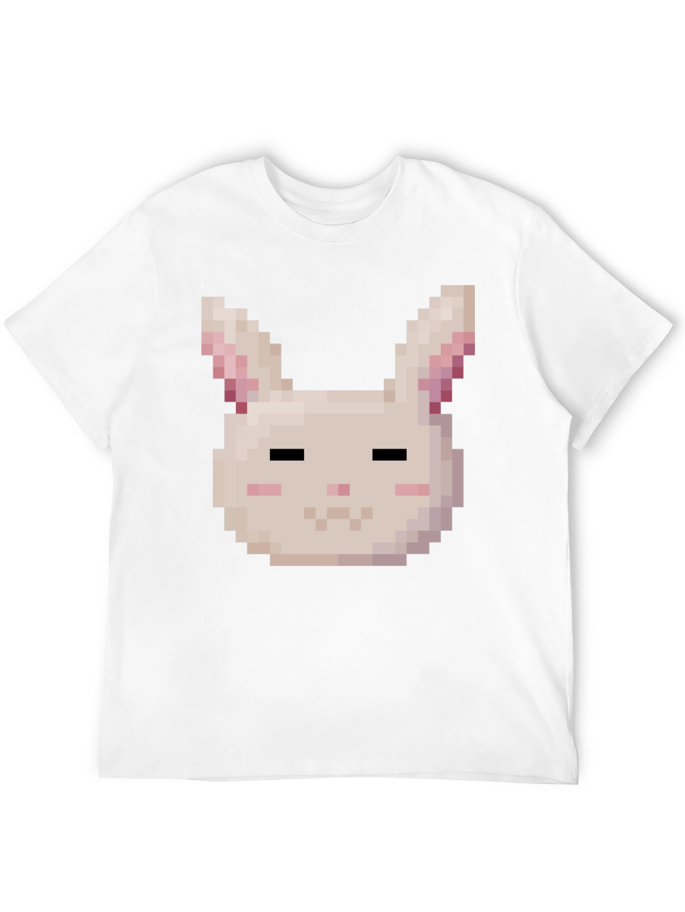 Pixel Bunny Graphic T-Shirt - Soft Cotton Tee