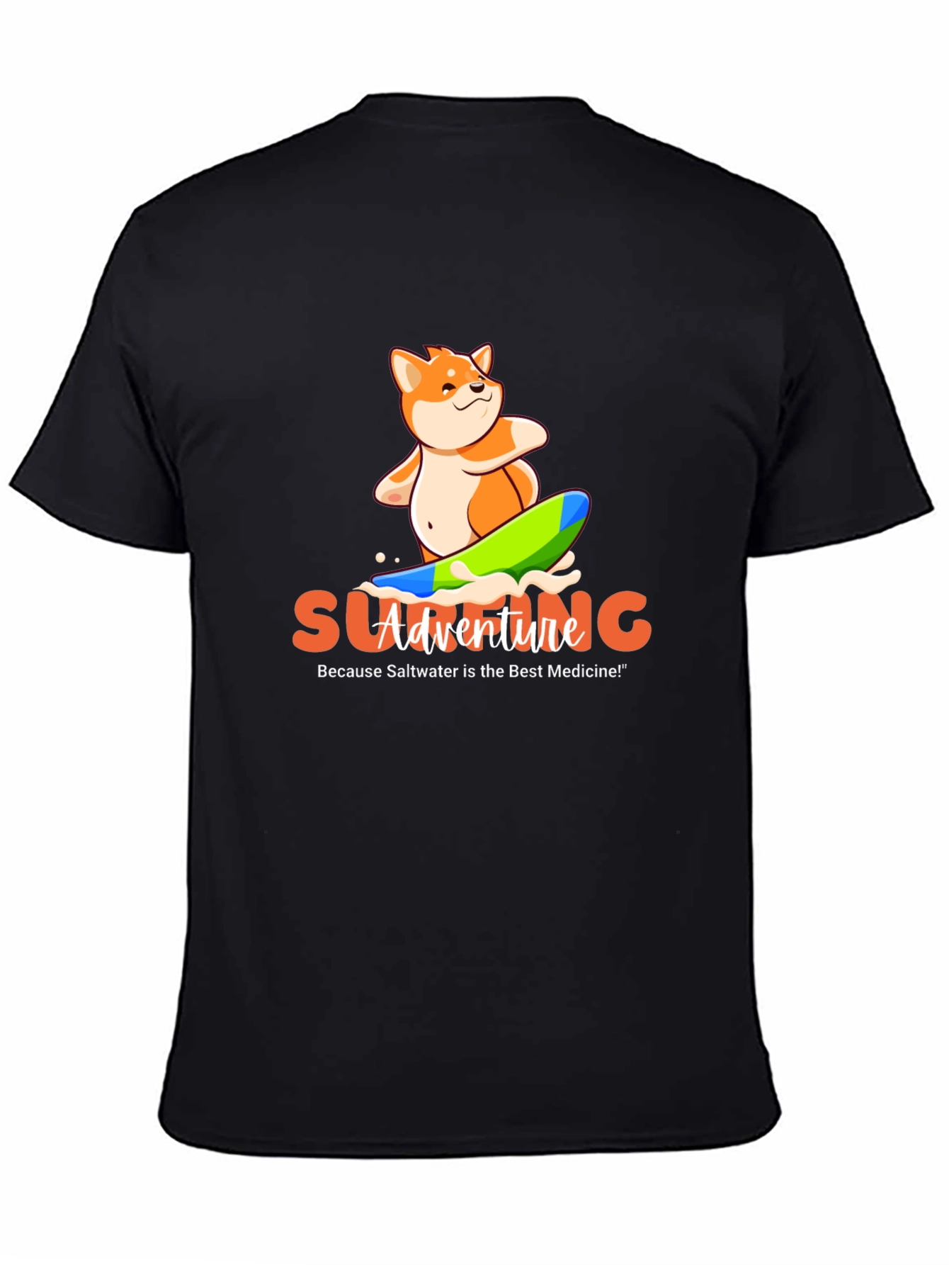 Surfing Shiba Adventure T-Shirt