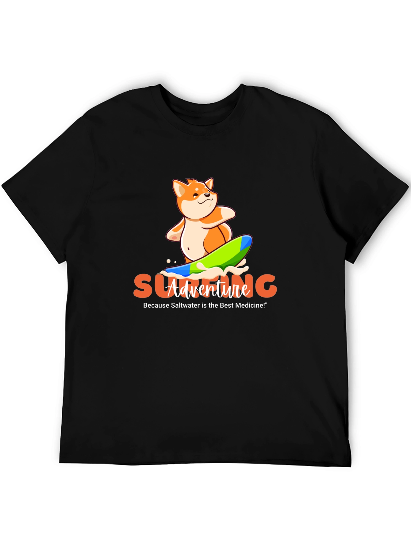 Surfing Shiba Adventure T-Shirt