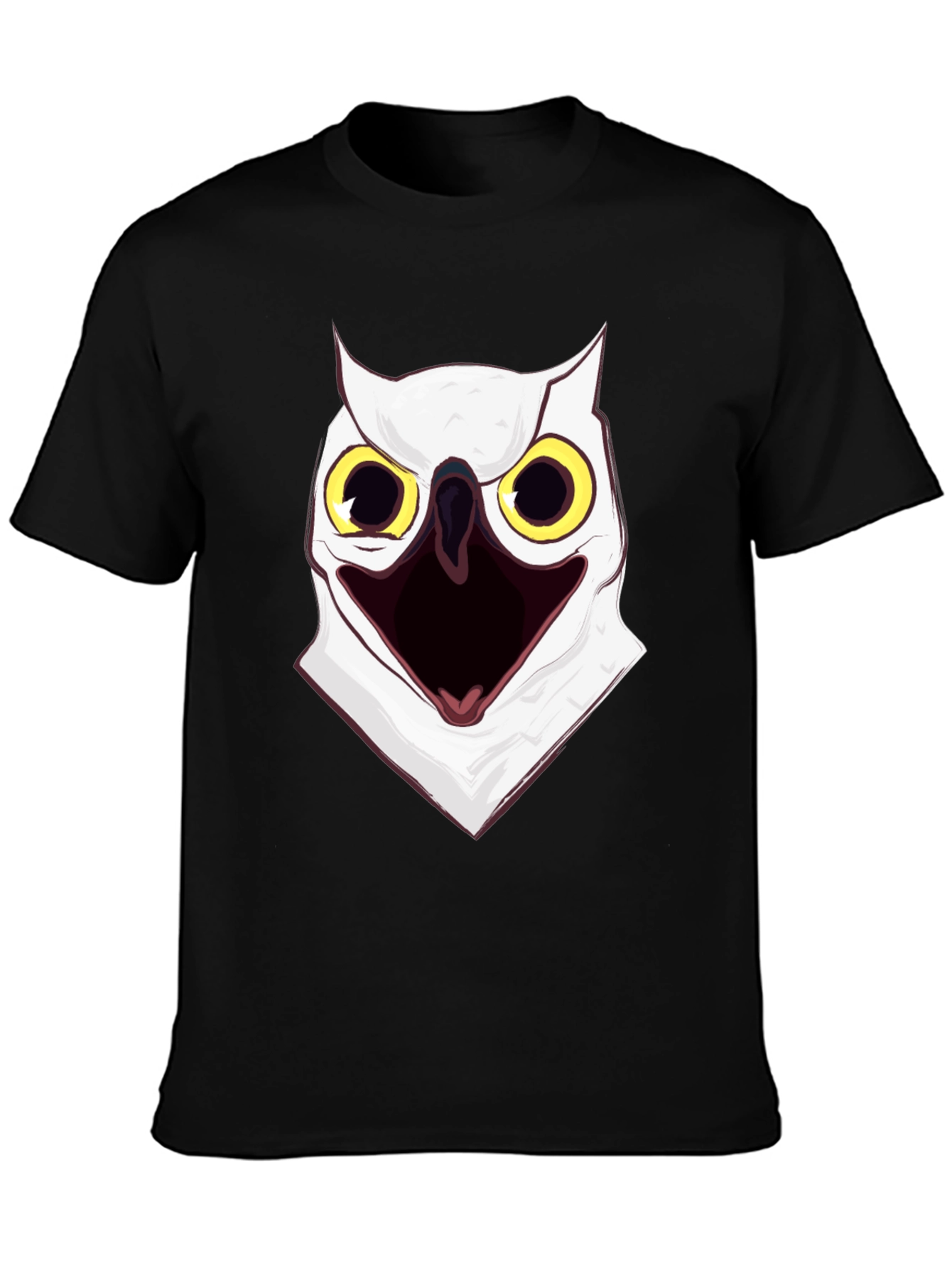 Screaming Owl Graphic Print T-Shirt
