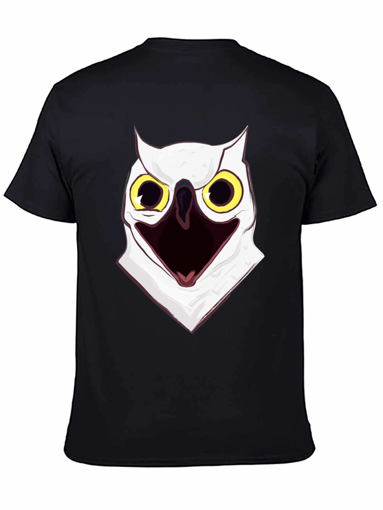 Screaming Owl Graphic Print T-Shirt