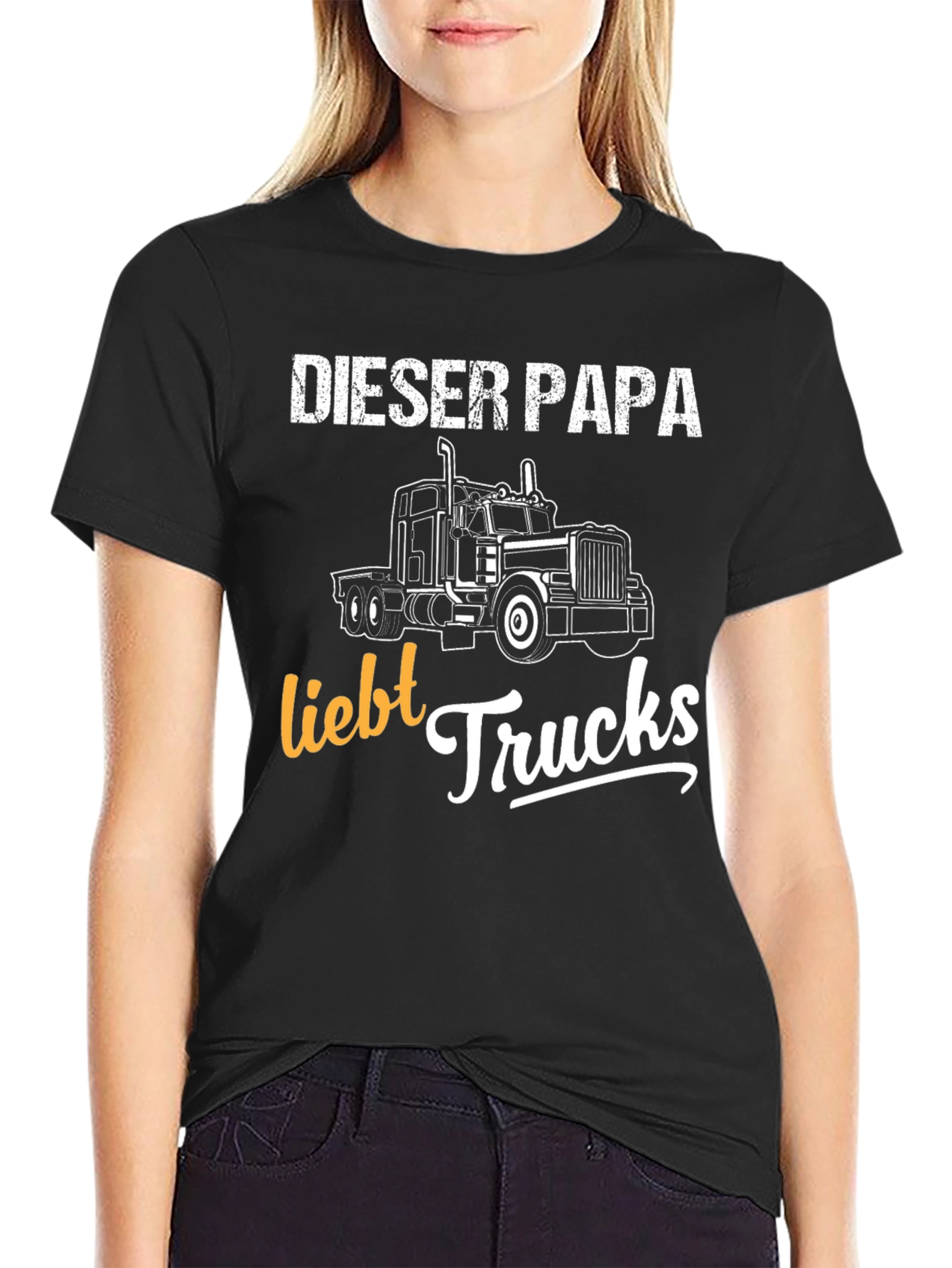 Dieser Papa Liebt Trucks T-Shirt