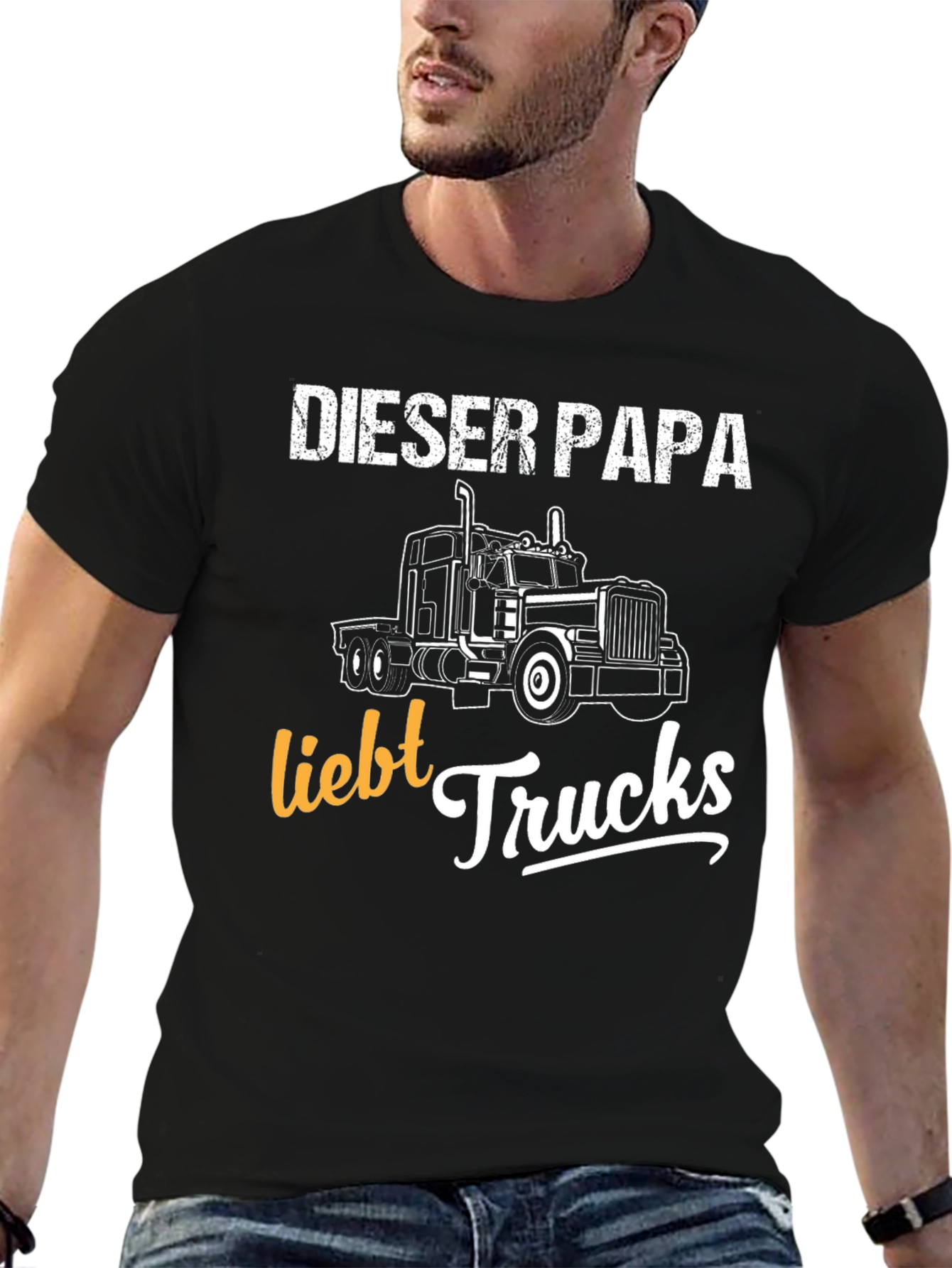 Dieser Papa Liebt Trucks T-Shirt