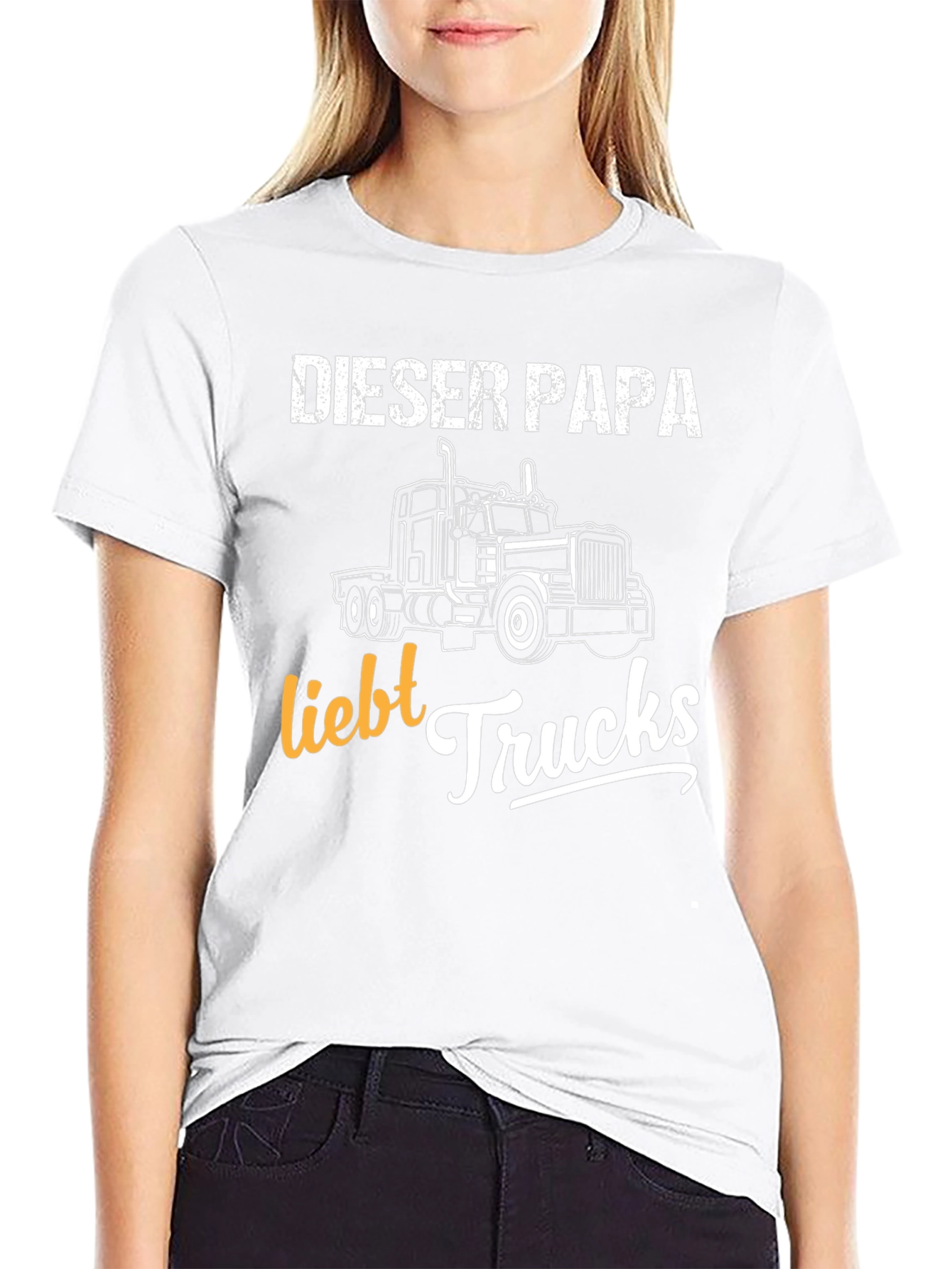 Dieser Papa Liebt Trucks T-Shirt