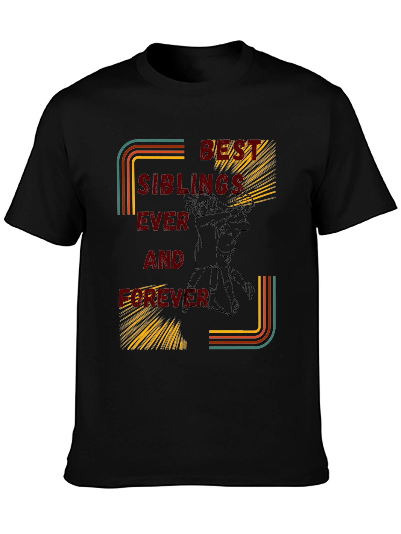 Best Siblings Ever Graphic T-Shirt