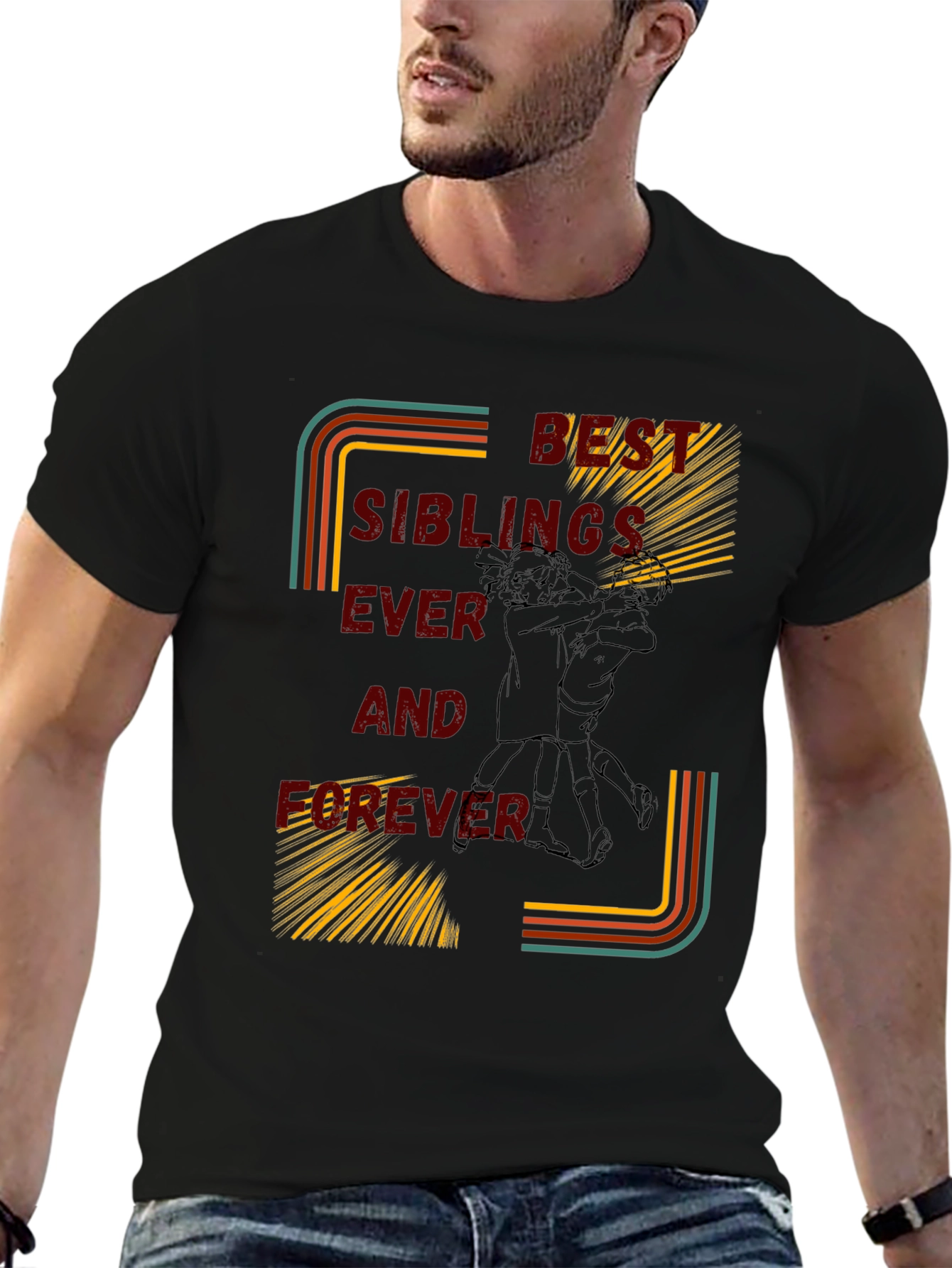 Best Siblings Ever Graphic T-Shirt