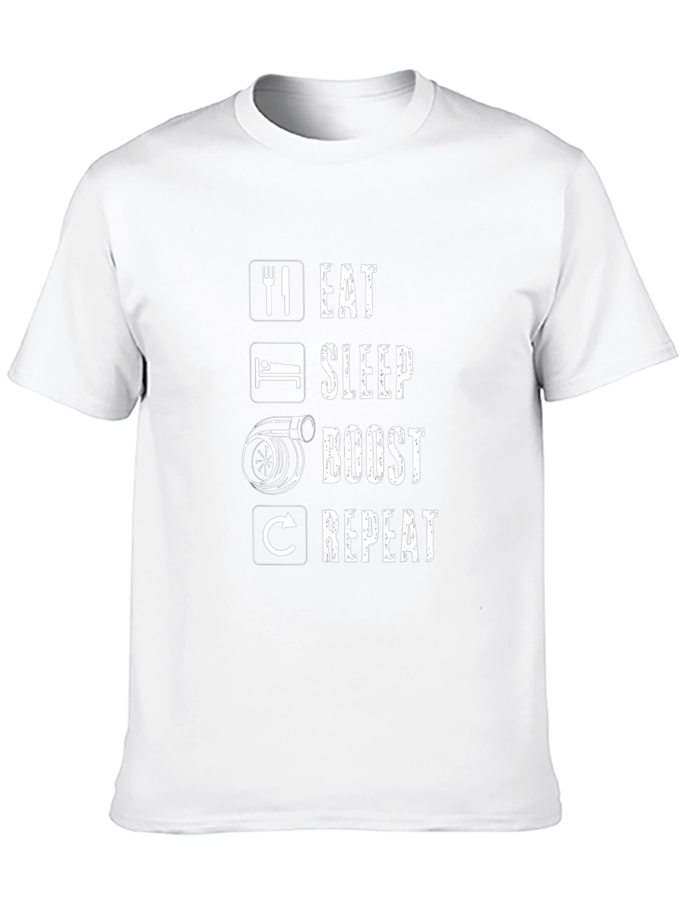Eat Sleep Boost Repeat Black T-Shirt