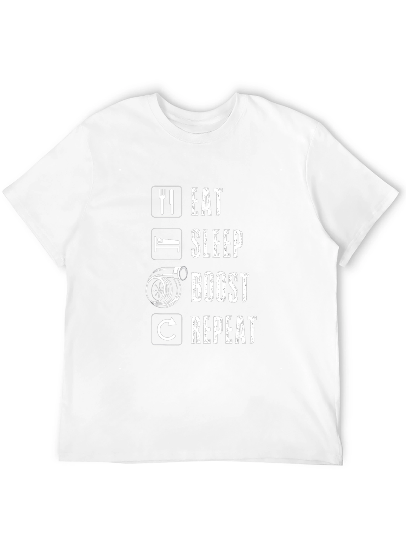 Eat Sleep Boost Repeat Black T-Shirt