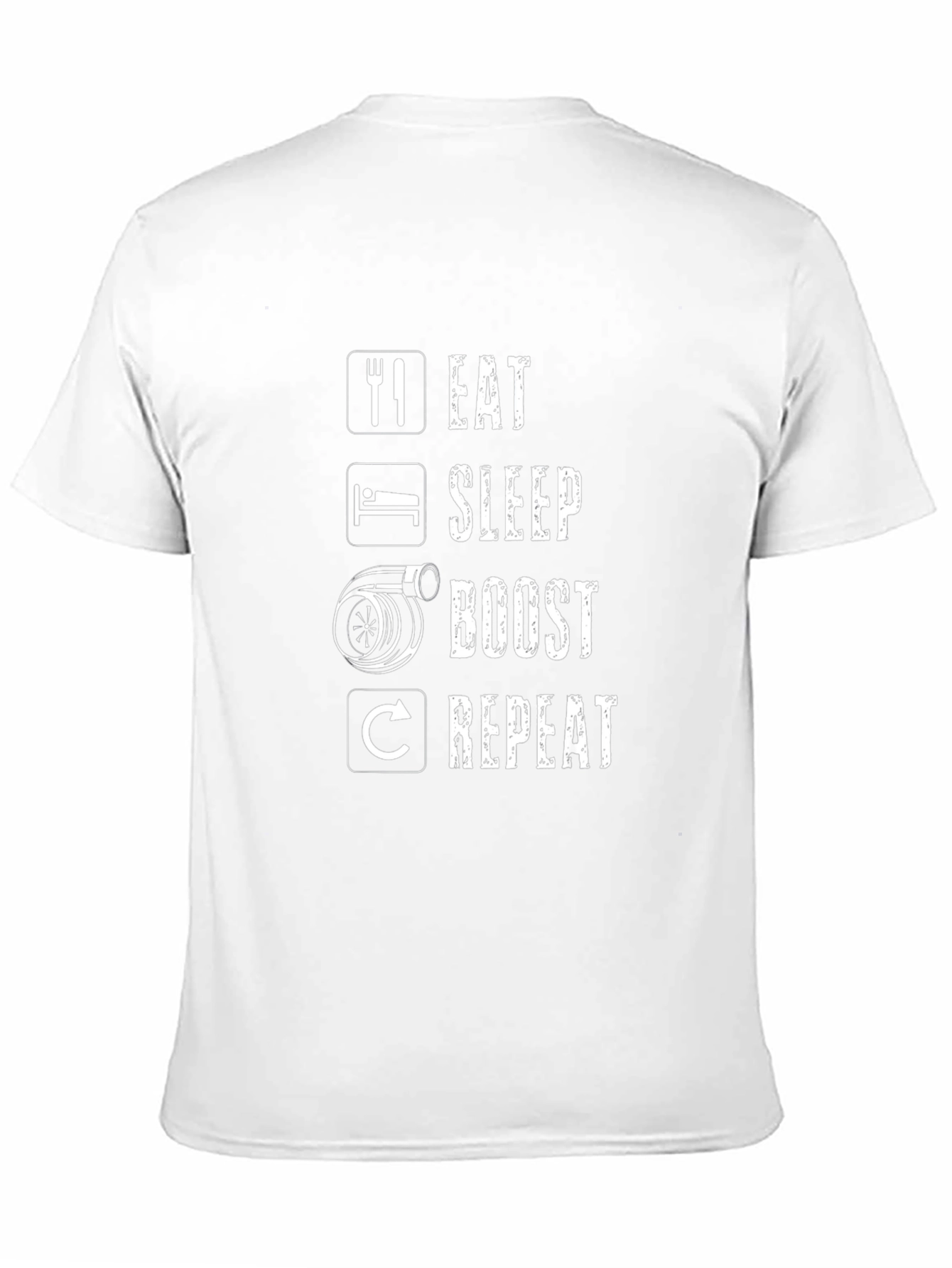 Eat Sleep Boost Repeat Black T-Shirt