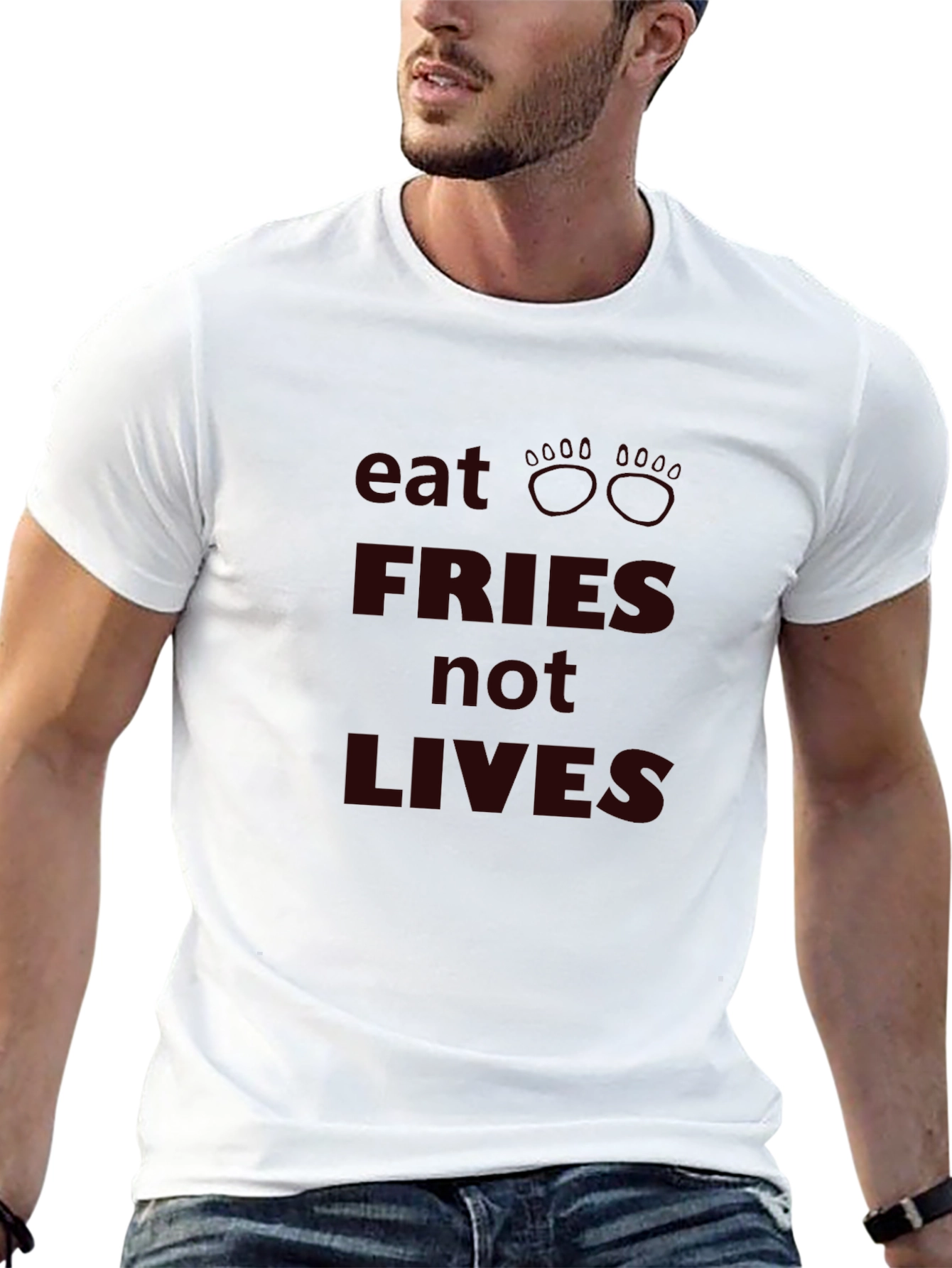 Eat Fries Not Lives - Graphic Tee