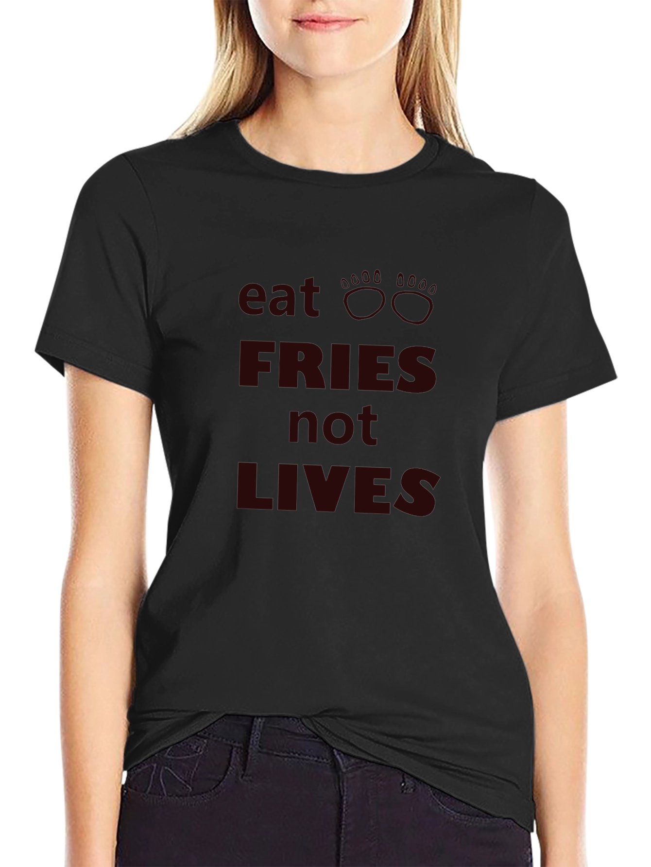 Eat Fries Not Lives - Graphic Tee