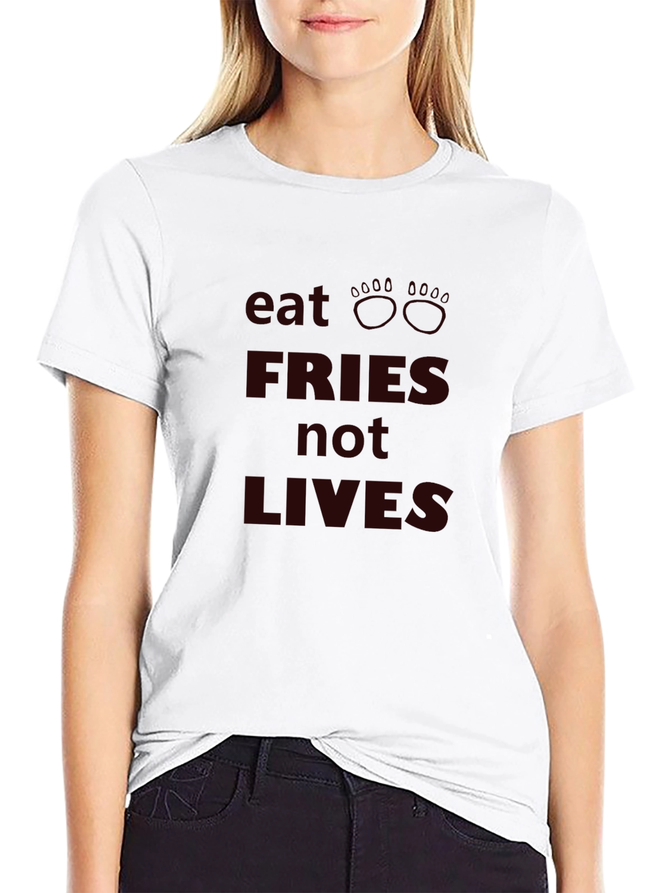 Eat Fries Not Lives - Graphic Tee