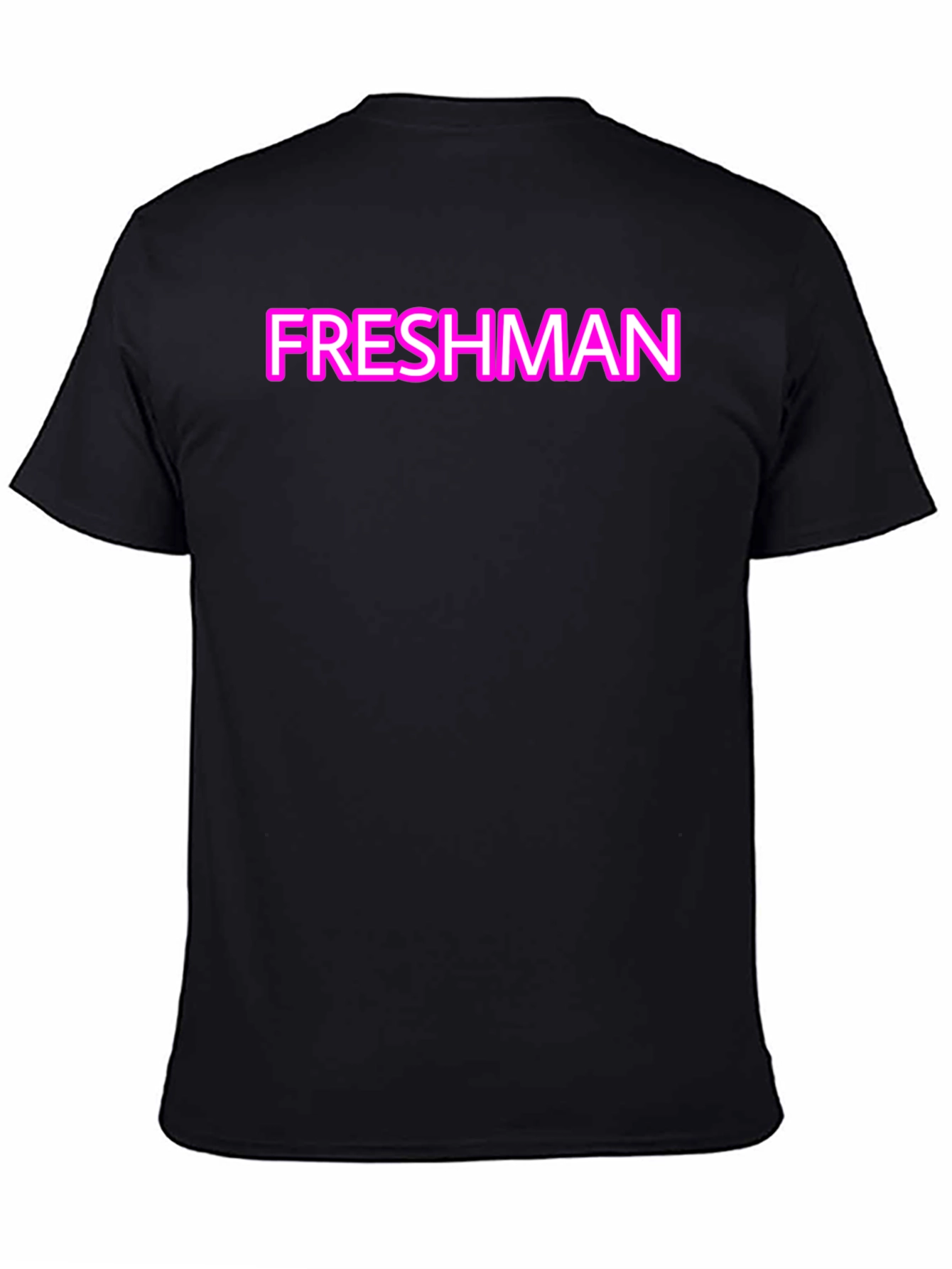 Freshman Graphic Print Black T-Shirt